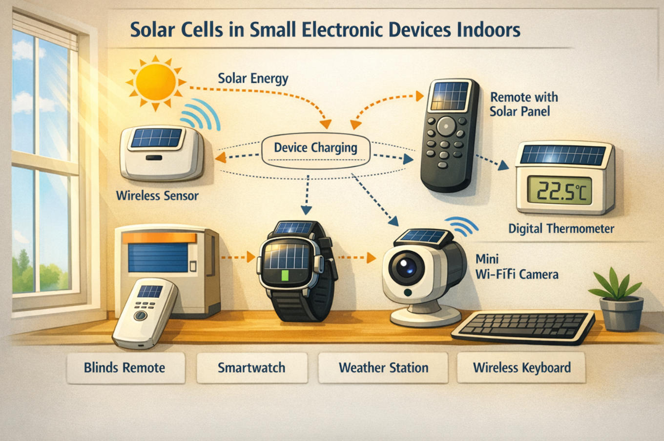 Indoor Solar Power Harnessing Light from Everyday Spaces