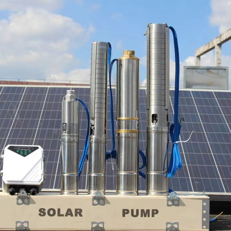 Dc Submersible Powered Well Pump Systems 12-48V Surface Solar Water Pump Performance Off Grid Solar for Irrigation