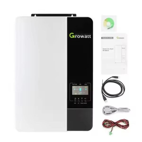 Growatt Spf 3000Es 3500Es 5000Es 5Kw 10Kw 15Kw on Grid Single Phase Inverter Wholesale