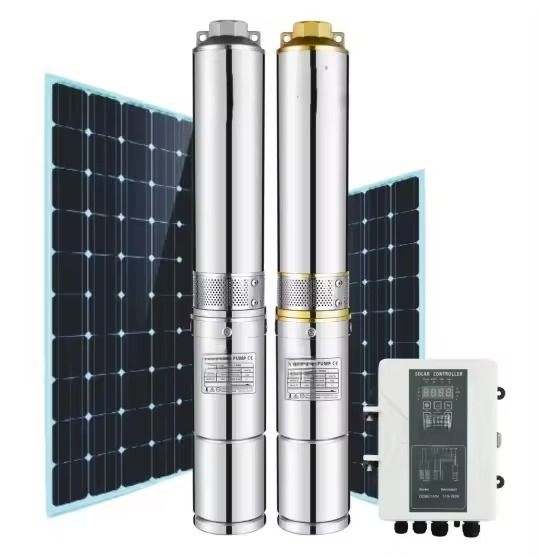 Low Maintenance Submersible Water Pumping Automated Solar Water Voltage Solar Pump Deep Well Water Agriculture