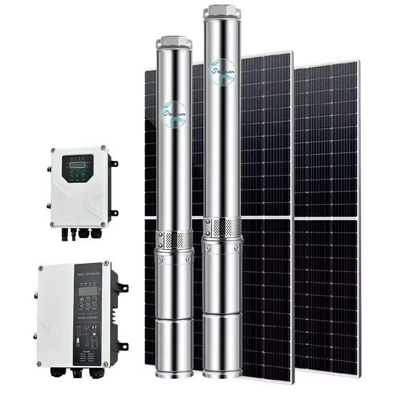 Outdoors Hybrid Pump 2 HP Solar Pump Inverter 1.2 kW Swimming Pool Solar Pump