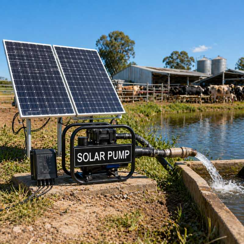 Portable Mini Solar Water Pumps 0.25KW 0.37KW for RV Camping