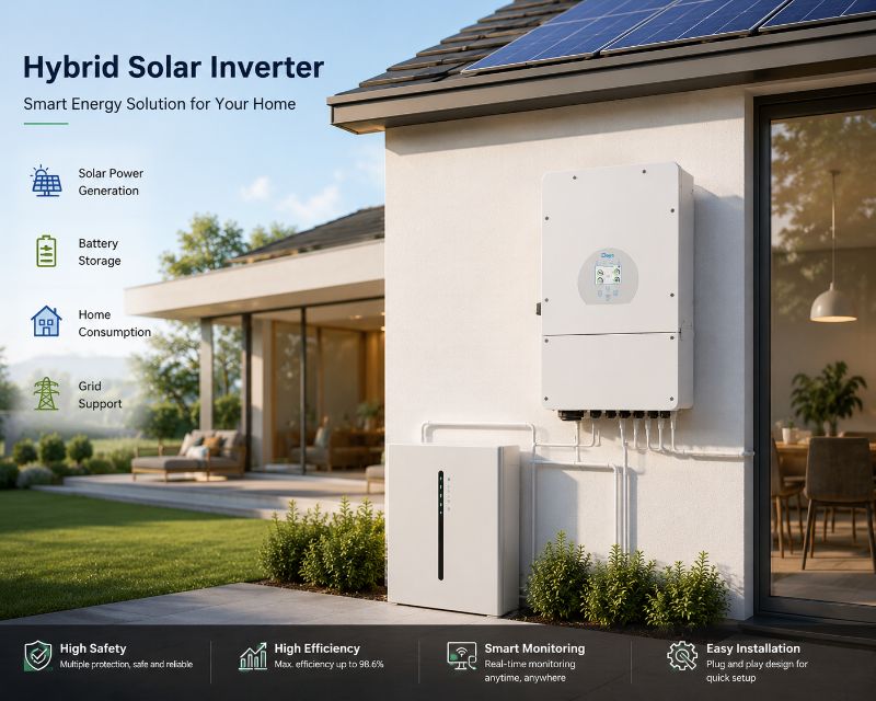 10KW 15KW Hybrid Solar Inverters for Community Micro Grid