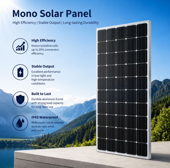 Half Cut Mono Solar Panels 580W 670W for Commercial Power Station