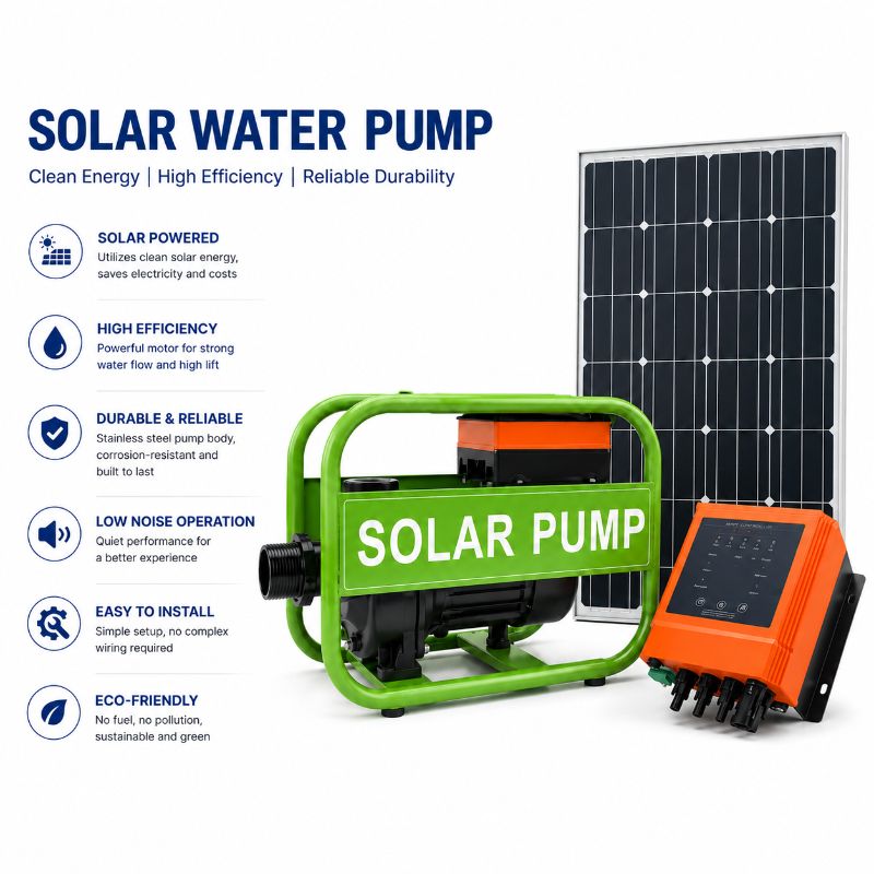 Large Flow Solar Water Pumps 3KW 4KW for Livestock Poultry Farm