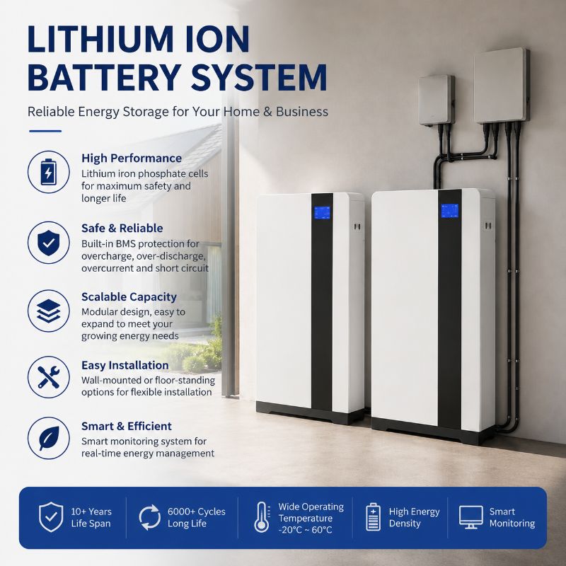 Lithium Ion Battery Packs 48V 60V 72V for E-Bike Electric Scooter