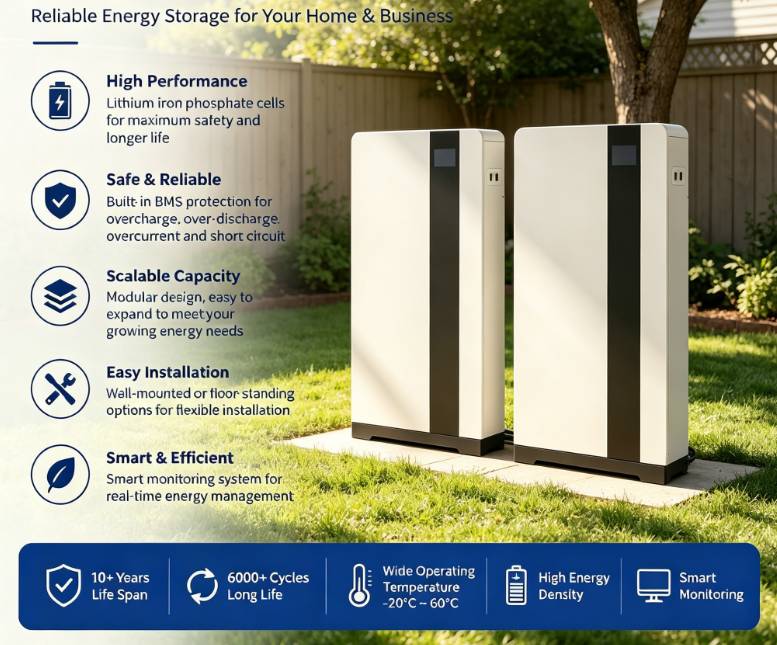 Compact Lithium Ion Battery Cells for Portable Outdoor Power Station