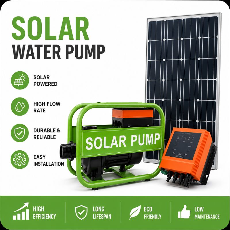 High Lift Deep Well Solar Water Pumps 2.2KW 3KW for Orchard Tea Garden