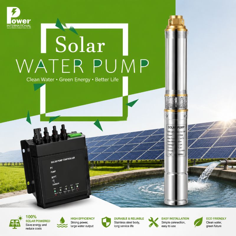High Flow Surface Solar Water Pumps 3KW 5.5KW for Fish Pond Aquaculture Water Circulation